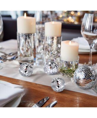 20PCS 1.6" Small Disco Ball Mirror Mini Hanging Decoration for Events Wedding 70s 80s Party Business Holiday Home Decor