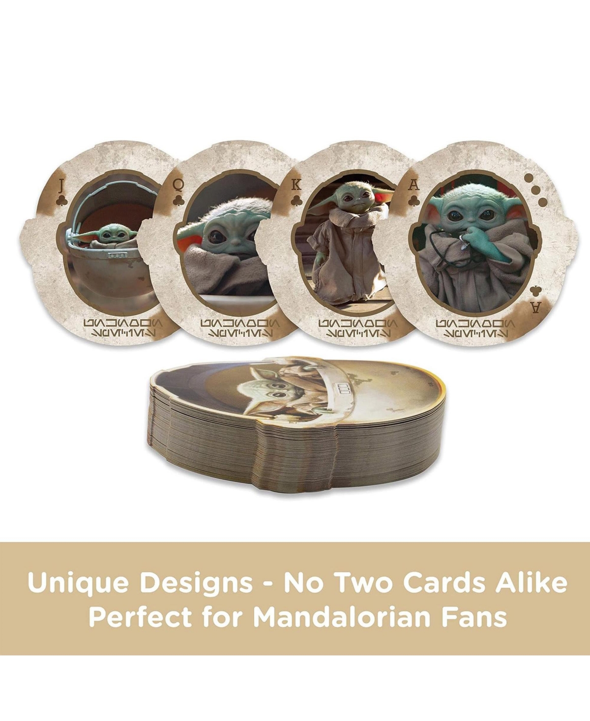 Nmr DistributionStar Wars The Mandalorian The Child Shaped Playing Cards