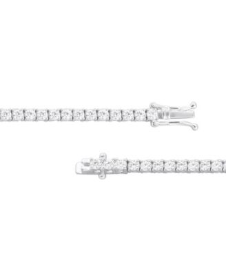 Diamond Four Prong Tennis Bracelet (4 ct. t.w.) in 14k White Gold