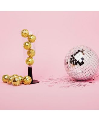 20PCS 1.6" Small Disco Ball Mirror Mini Hanging Decoration for Events Wedding 70s 80s Party Business Holiday Home Decor