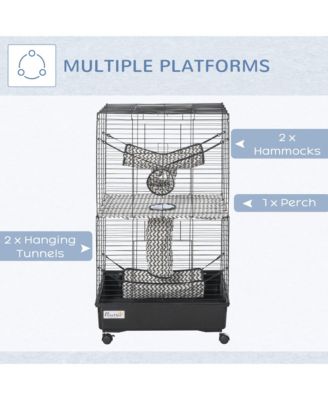 42" Ferret Cage W/ Wheels Brakes, Hammocks,