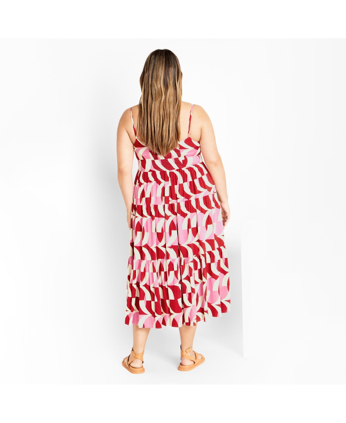 City Chic Plus Mystic Print Dress