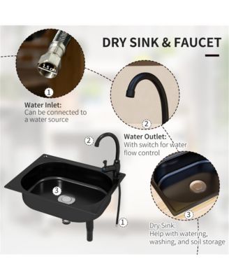 Multi-Layer Garden Work Bench for Potting and Storage