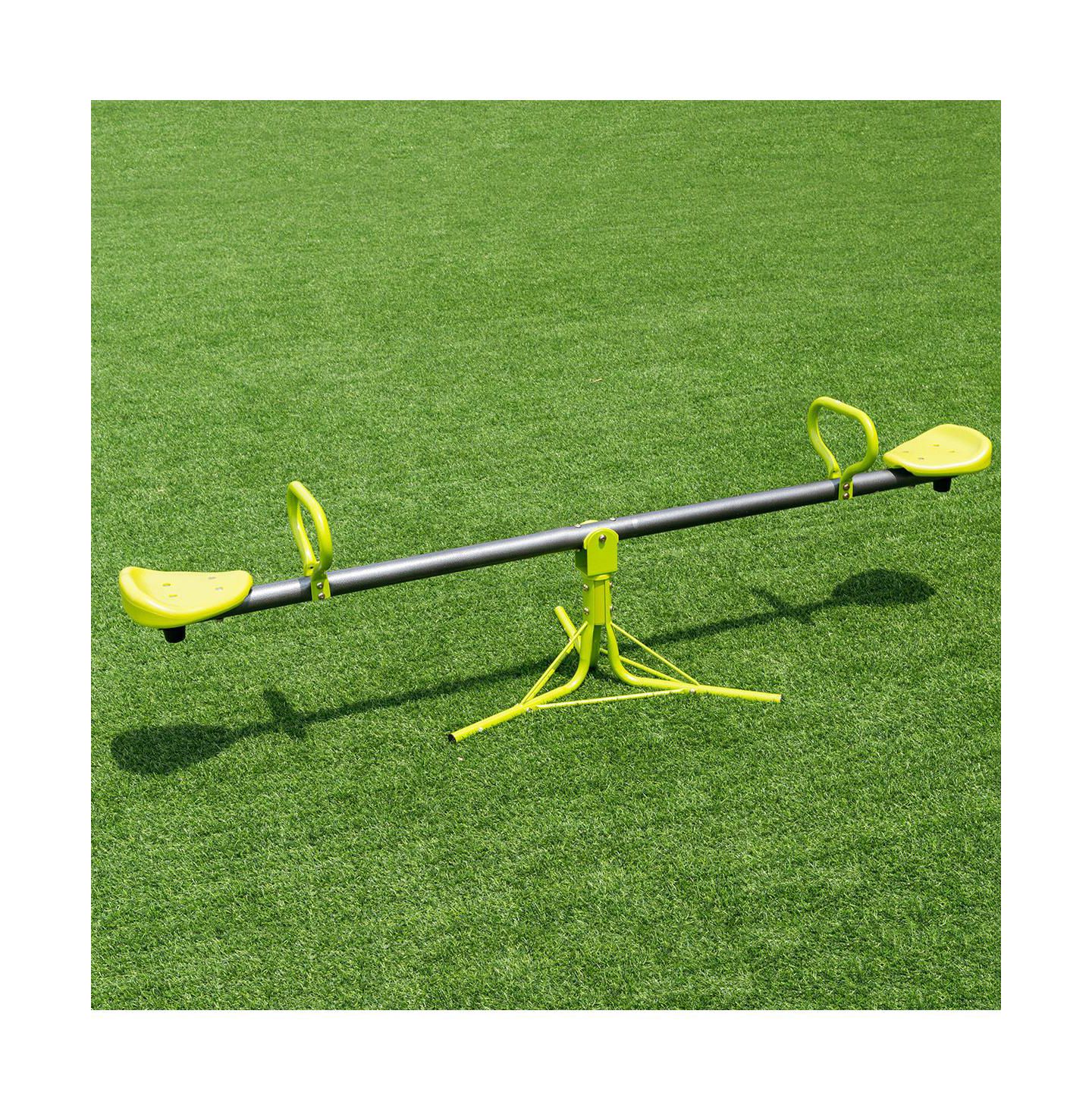 Детский игровой набор SUGIFT Kids Seesaw Swivel Children Teeter Totter Outdoor Play Set for 2 Children, цвет: Зелёный — фото 8