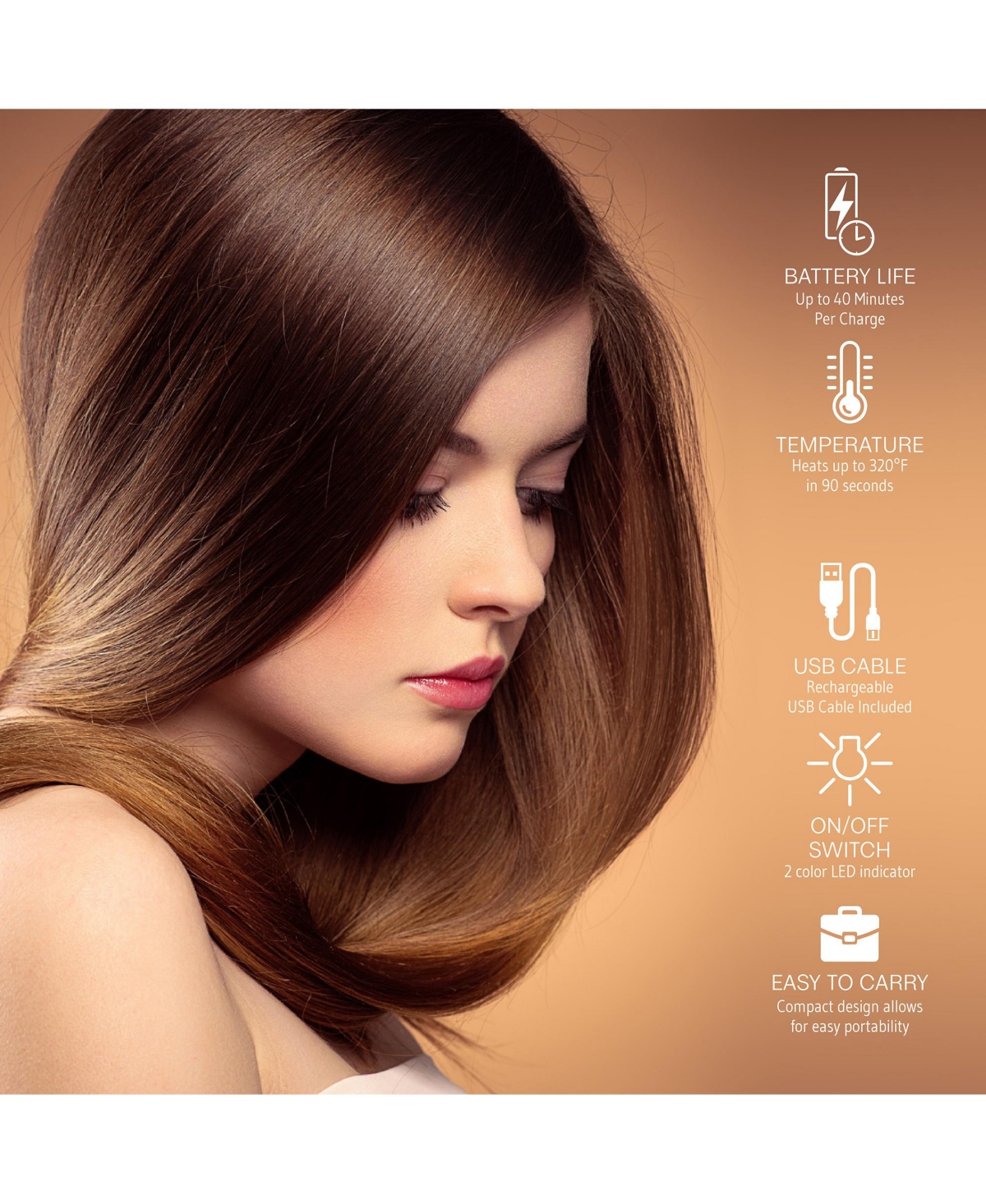 Pursonic Complete Set: Usb Rechargeable & Flat Iron Duo