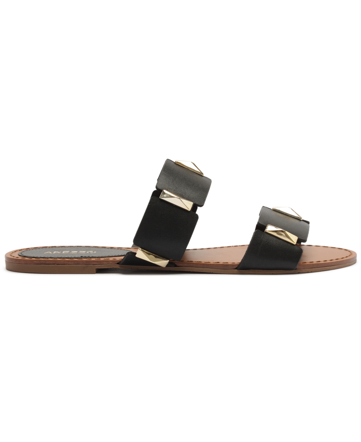 Arezzo Lyra Slide Sandal In Black