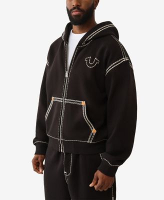 Men's Super Long-Sleeve Zip-Up Hoodie