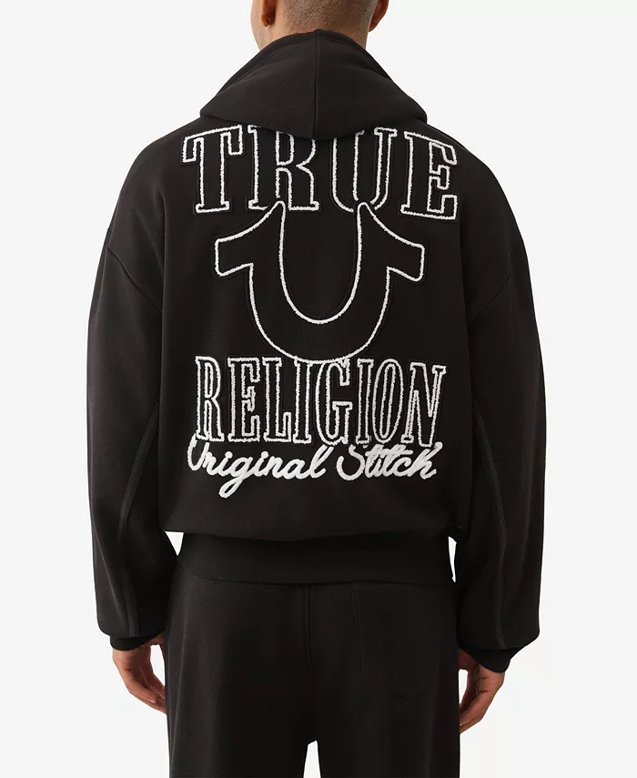 Men's Cinched Waist Long-Sleeve Hoodie - thumbnail 3