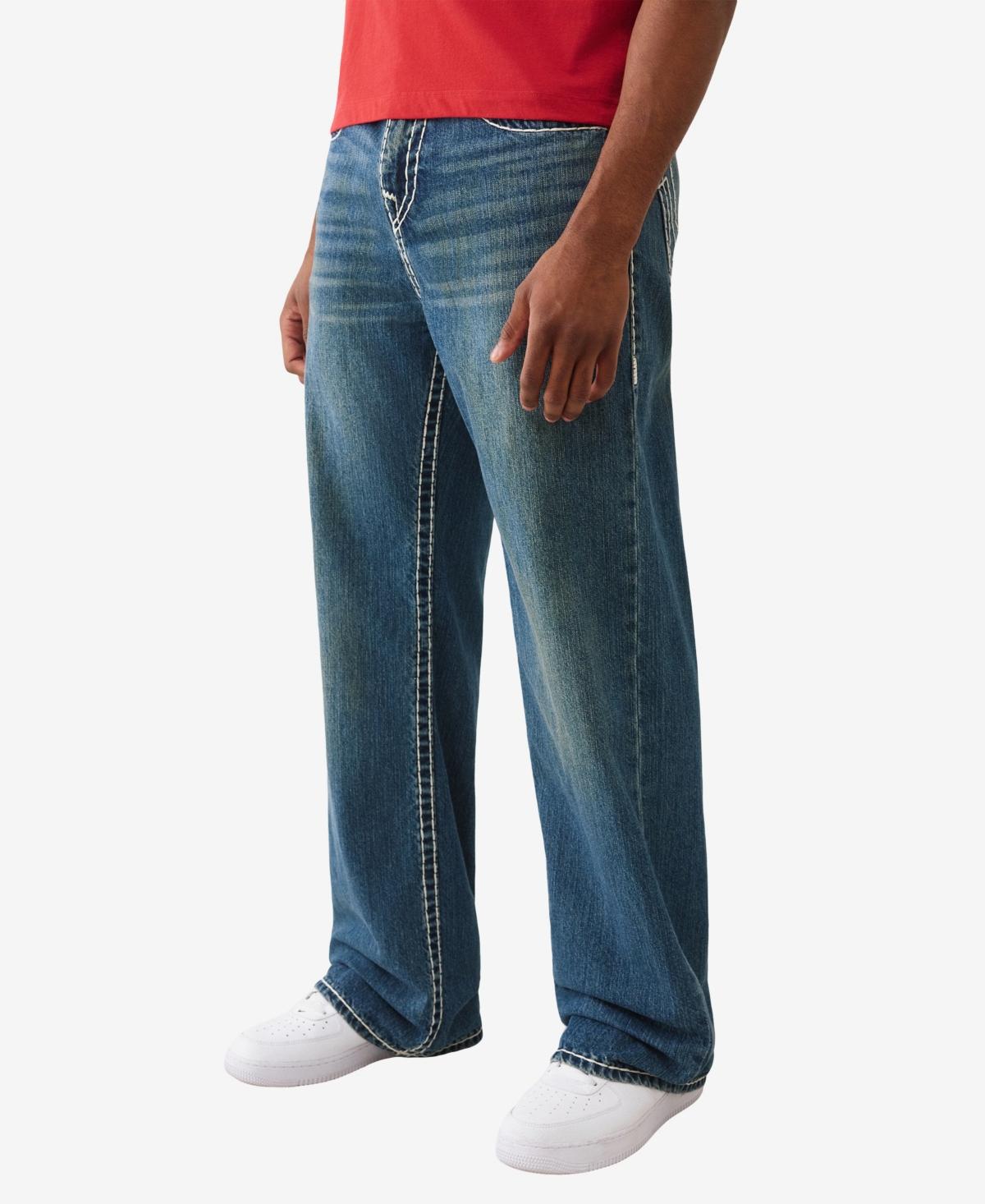 True Religion Men's Ultra Baggy Super-t Regular-Fit Jeans