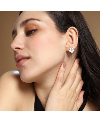 Women's The Cosmos Stud Earrings - Ivory White