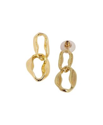 Women's The Hollow-Shell Drop Earrings - California Gold