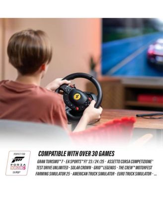 Ferrari 296 GTB Racing Wheel and Pedal Set for PS4 PS5 and PC