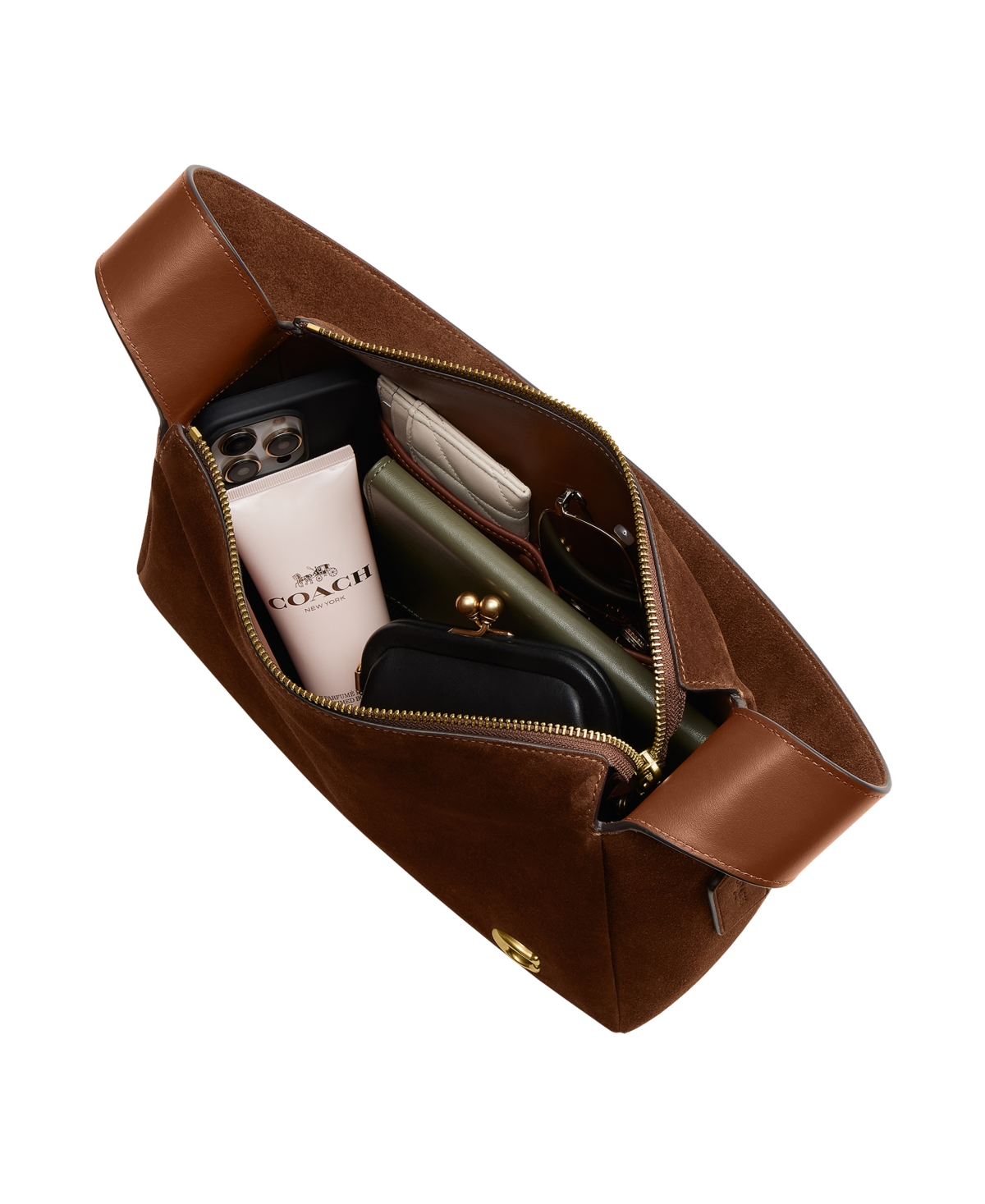 Coach Lola Small Pebble Leather Shoulder Bag