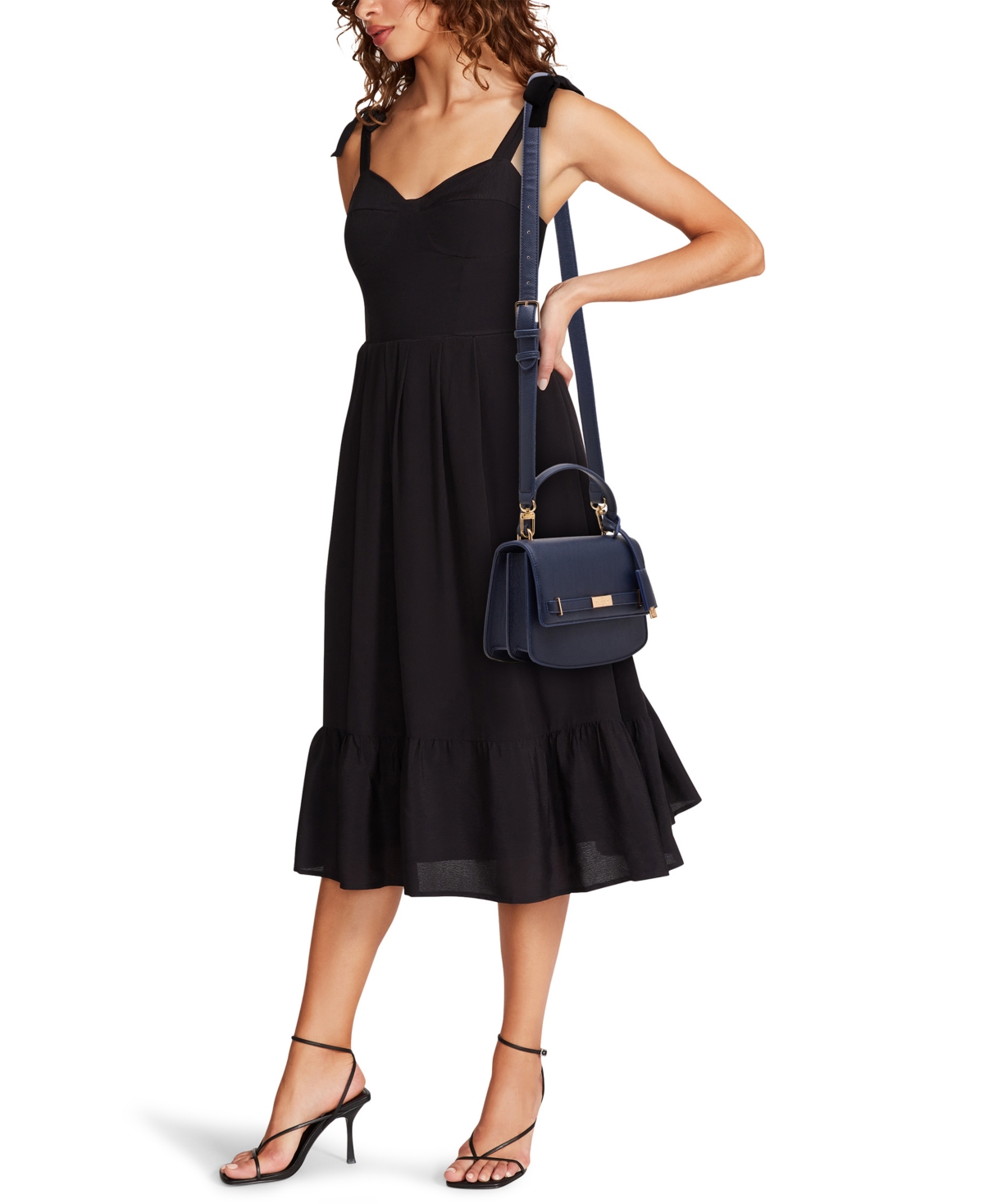 Anne Klein Covered Buckle Small Crossbody Bag