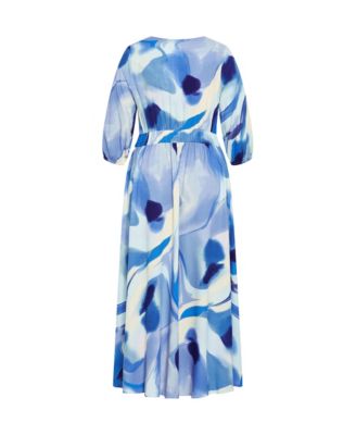 Women's Swirl Tie Print Dress
