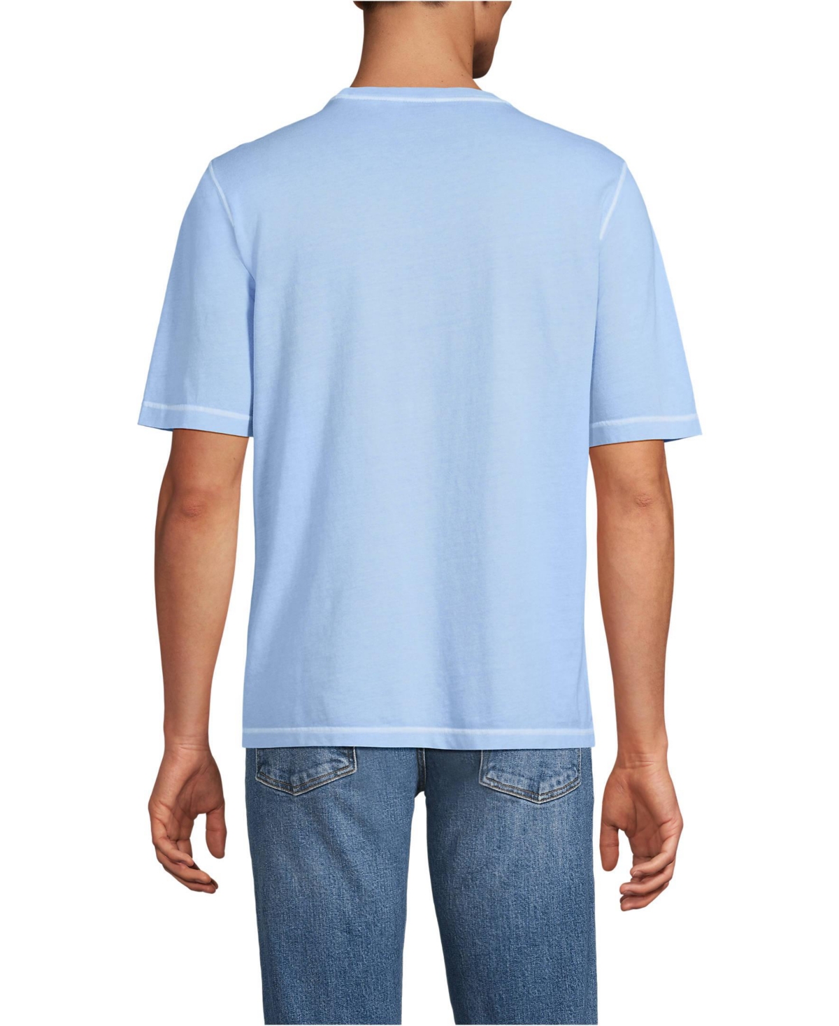 Lands' End Big & Tall Short Sleeve Sun Faded Super T