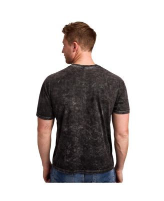 Men's Ravenclaw Varsity Black Vintage Mineral Wash Crew Neck Short Sleeve T-shirt