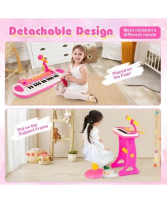 31-Key Kids Piano Keyboard Toy with Microphone and Multiple Sounds for Age 3+