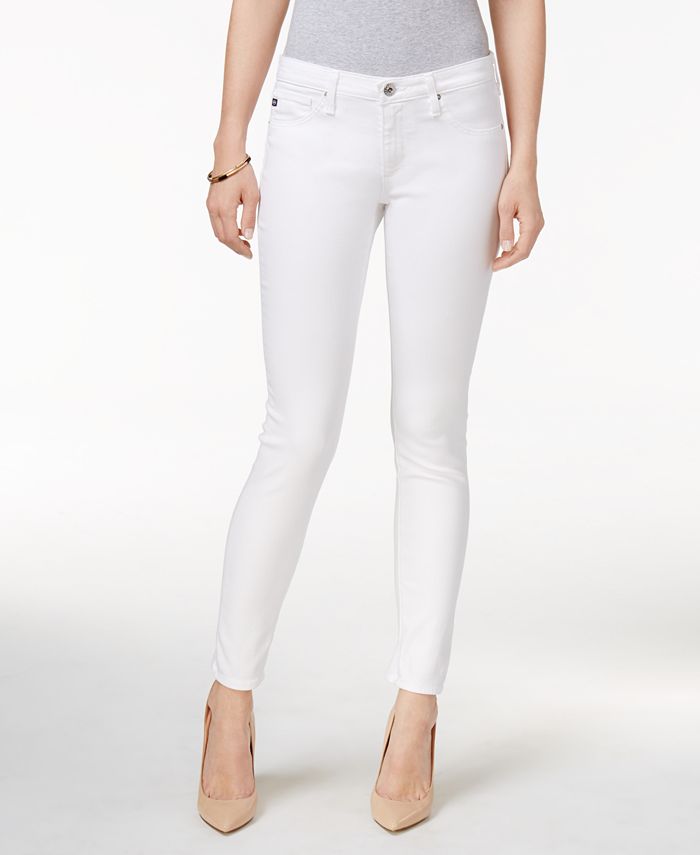 AG Jeans AG Legging Ankle White Super Stretch Twill - Super Skinny ...