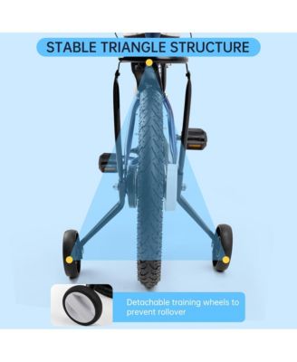 16-Inch Kids Bike with Anti-Pinch Chain Guard & Anti-Tip Training Wheels for All-Round Protection