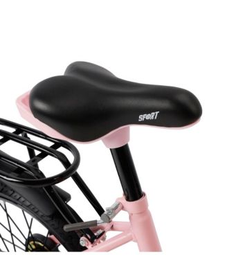 16-Inch Kids Bike with Anti-Pinch Chain Guard & Anti-Tip Training Wheels for All-Round Protection