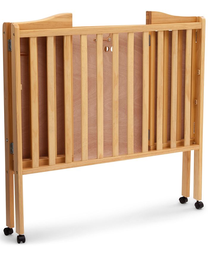 Delta Children Folding Portable Mini Baby Crib with Mattress Macy's