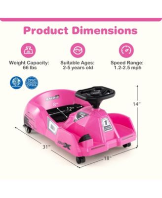 12V Electric Cleaning Go Kart with Detachable Mop and Remote Control