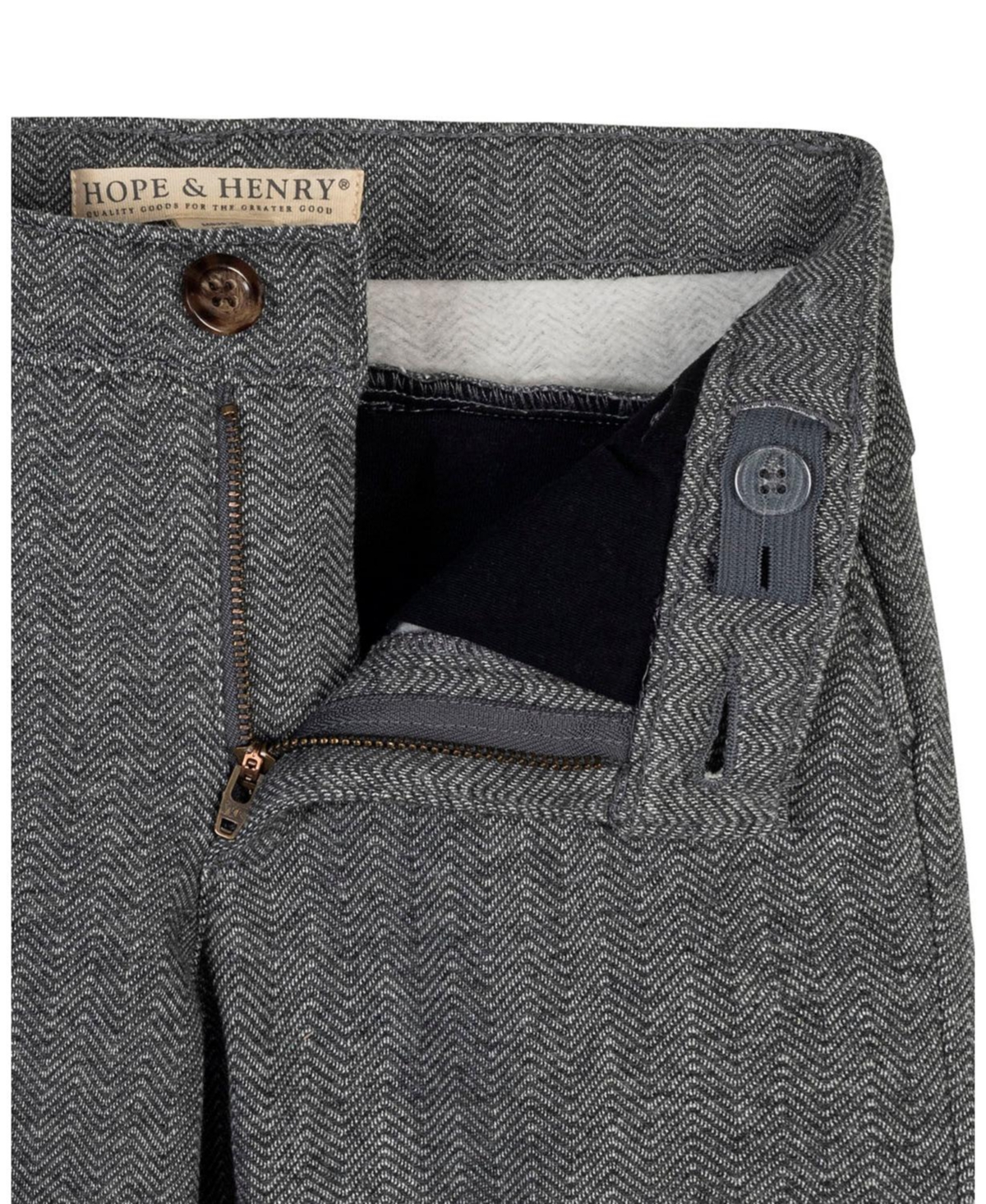 Hope & Henry Toddler Boys Fleece Suit Pant Made with Organic Cotton