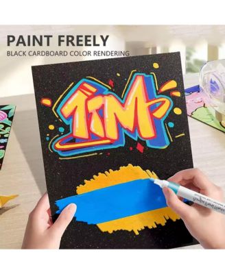 24 Colors Paint Markers, Acrylic Paint Pens for Rock Painting, Wood, Canvas, DIY Crafts Making Art Supplies