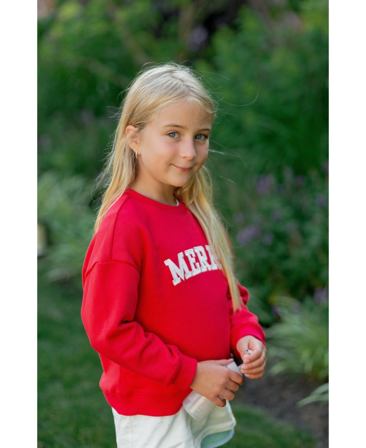 Bits & Bows Kids Little/Big Unisex Merry Sweatshirt