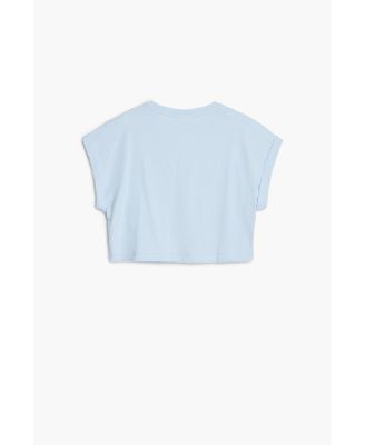 Girls Girls's Cropped T-shirt with shiny logo rabbits
