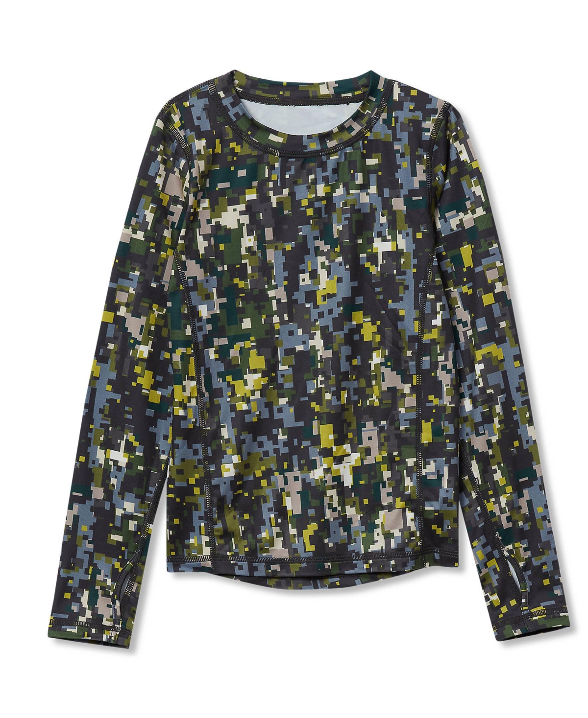 Lands' End Boys Thermal Base Layer Long Underwear Thermaskin Crew Neck Shirt