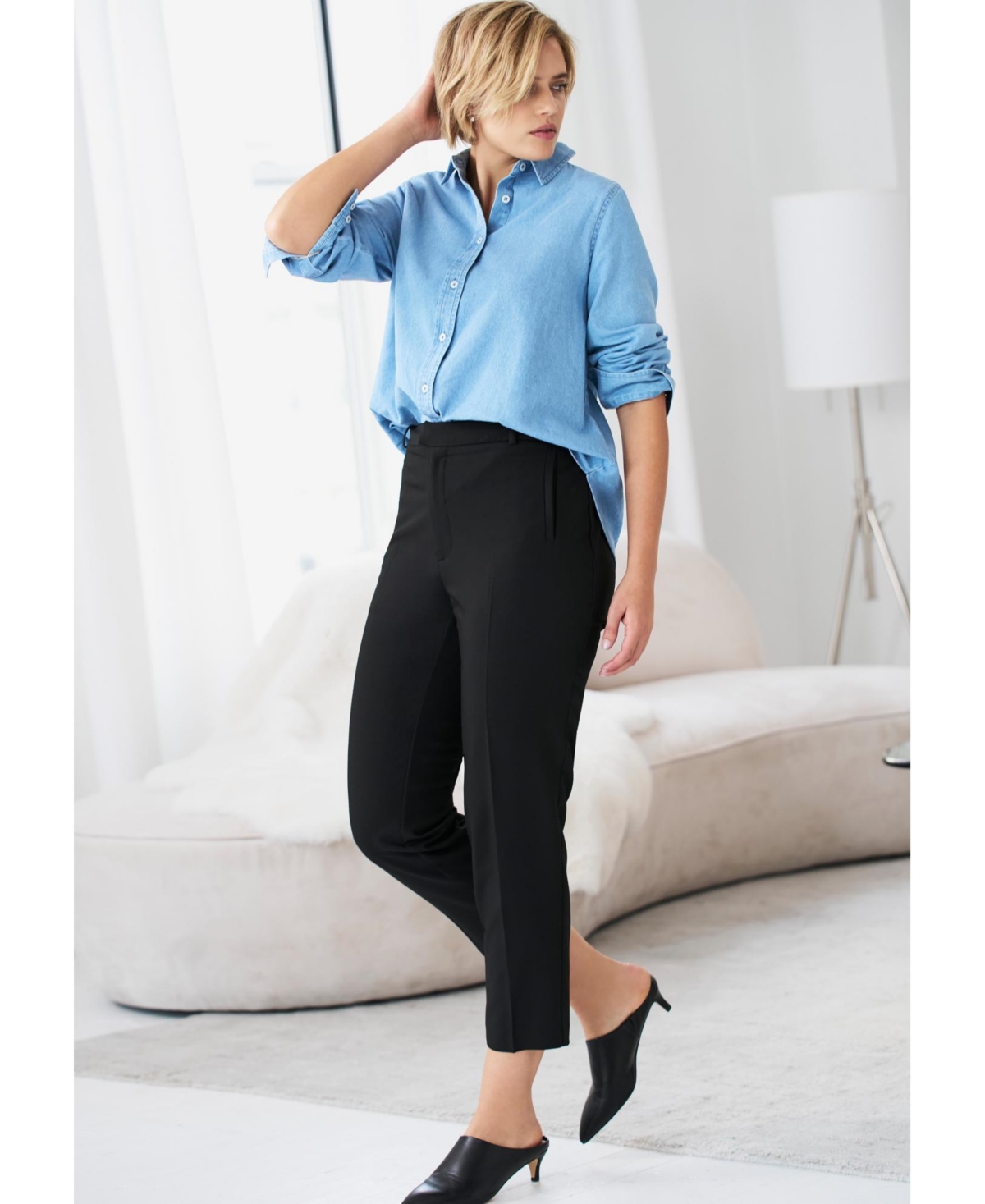 ellos Women's Everyday Slim Pants