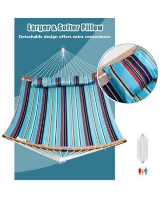 Outdoor Hammock with Detachable Pillow.