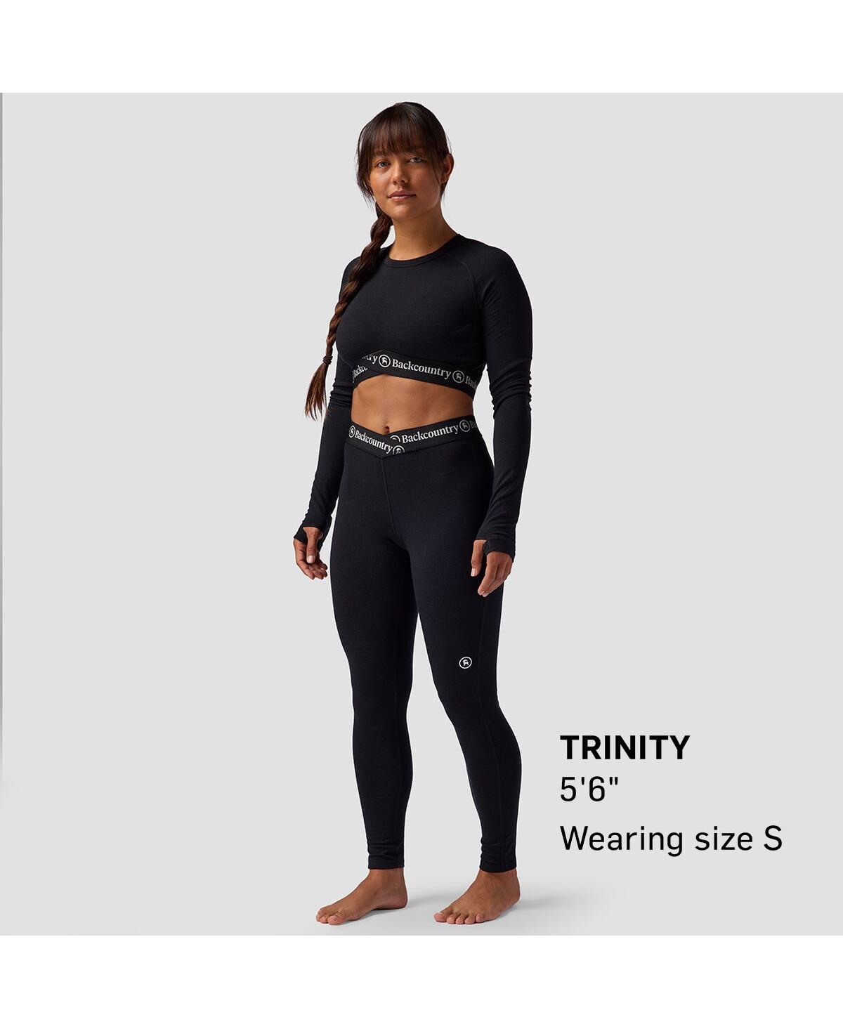 Backcountry Women's Cedars Rws Merino Lt-Wt Baselayer V-Waist Bottom Lightweight Long Underwear Bottoms