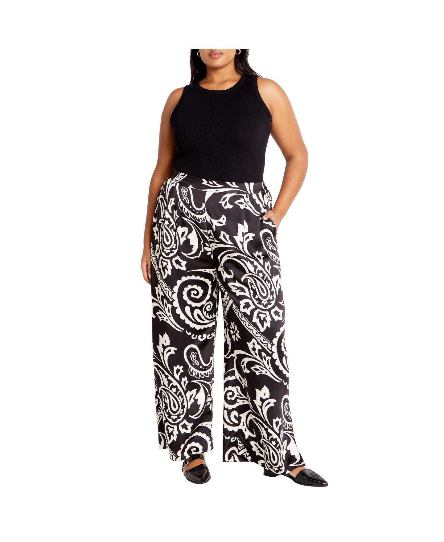 Женские брюки CITY CHIC Plus Size Sienna Print, цвет: Paisley — фото 2