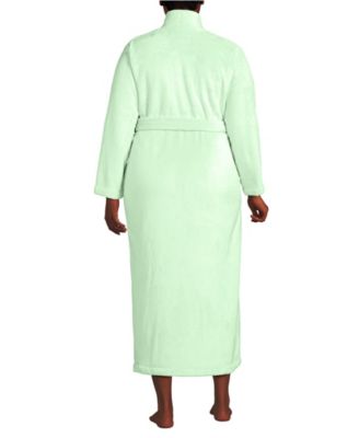Plus Size Cozy Plush Long Wrap Robe