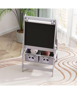 Art Easel for Kids with Paper Roll, board, board, Storage