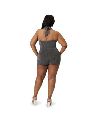 Plus Size Romper & Sarong Set