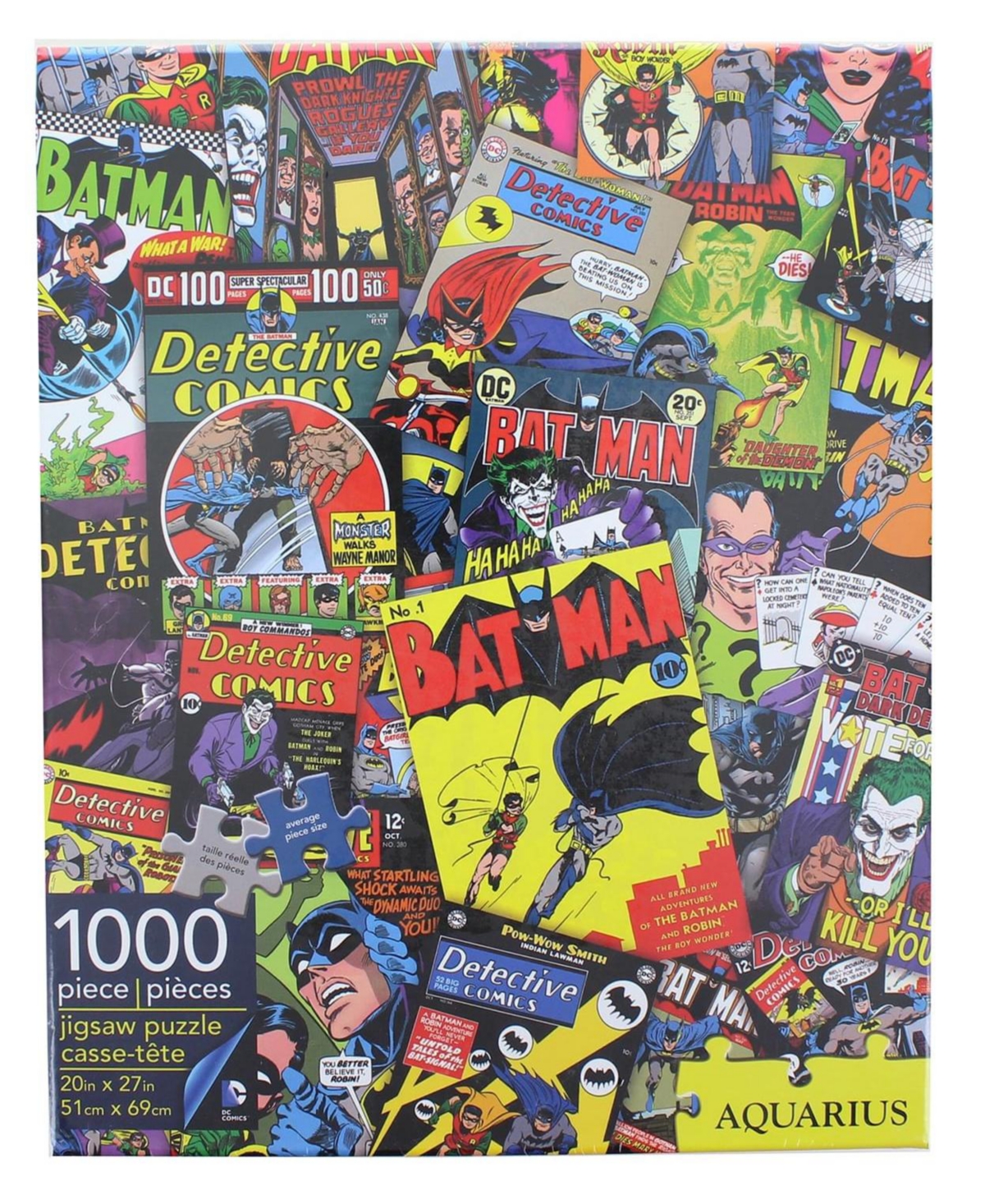 Nmr Distribution Dc Comics Batman Comic Collage 1000 Piece Jigsaw Puzzle