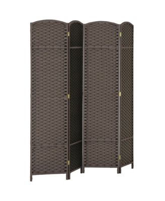 6 Panel Room Divider Freesding Folding Privacy Screen