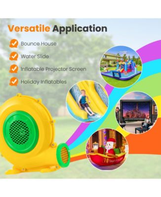 680W Air Blower Air Pump Fan with Convenient Handle and Ground Stakes-680W