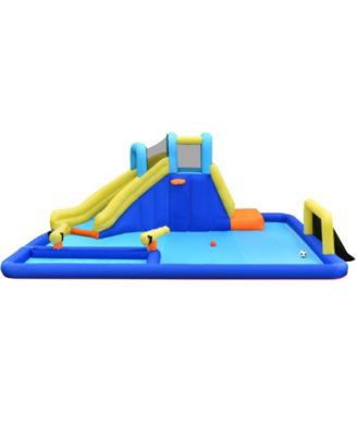 6-in-1 Inflatable Water Slide Jumping House without Blower