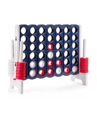 Jumbo 4 in a Row 4-to-Score Giant Game Set-White