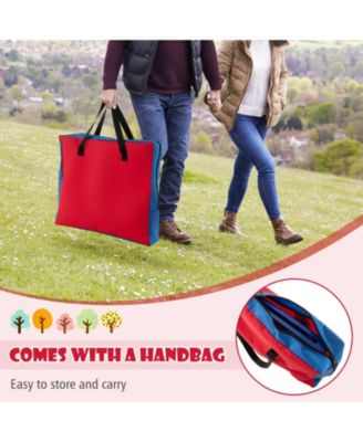 Jumbo 4-to-Score Connect Game Set with Carrying Bag and 42 Coins