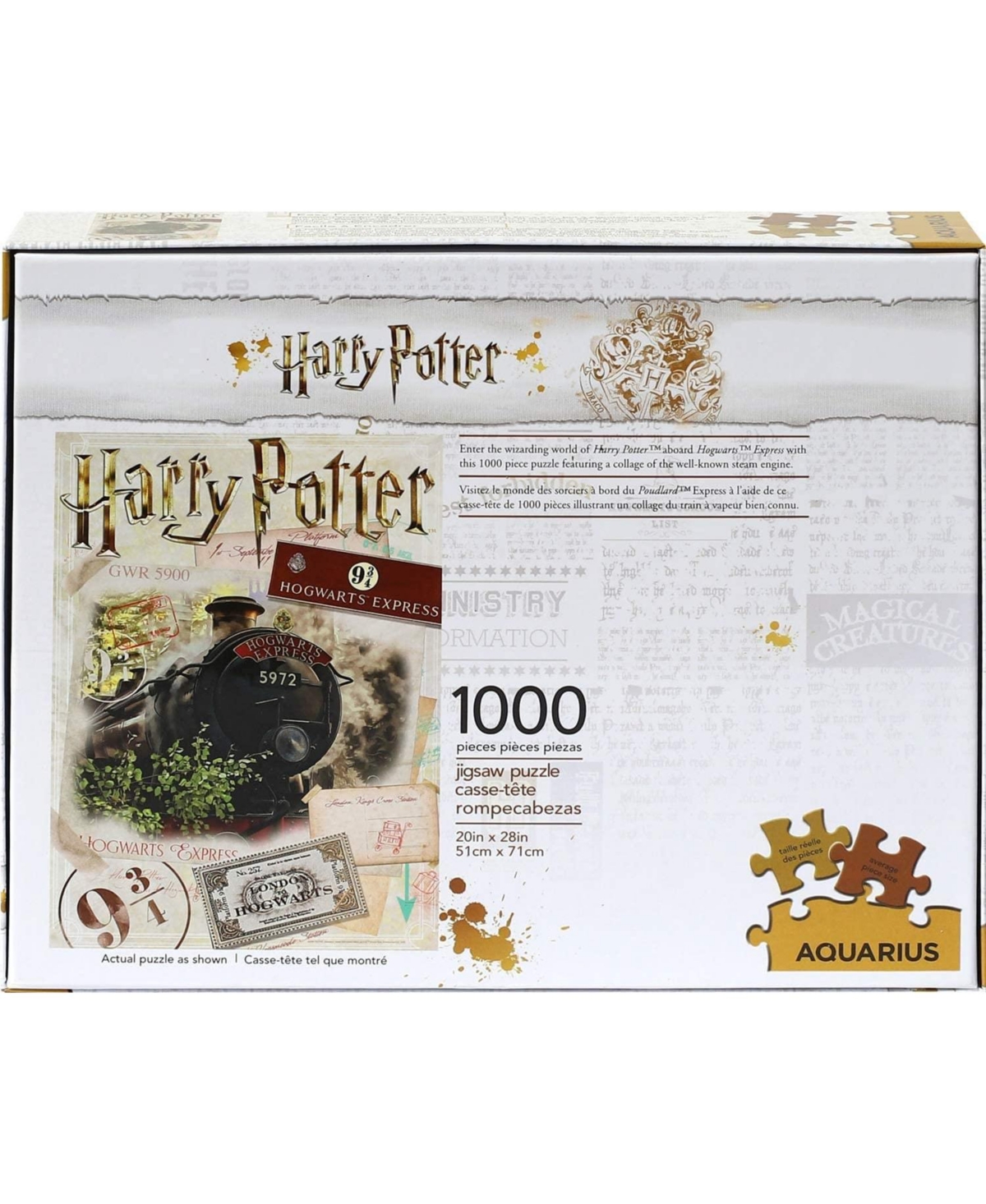 Nmr Distribution Harry Potter Hogwarts Express 1000 Piece Jigsaw Puzzle