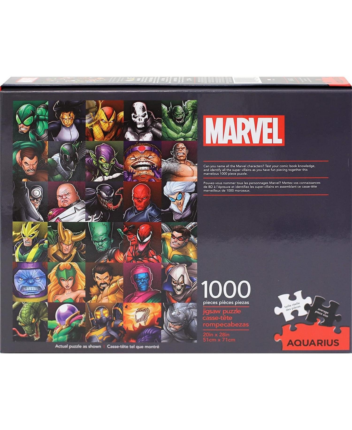 Nmr Distribution Marvel Villains Collage 1000 Piece Jigsaw Puzzle
