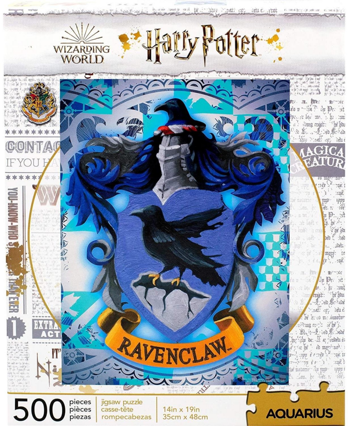 Nmr Distribution Harry Potter Ravenclaw Logo 500 Piece Jigsaw Puzzle