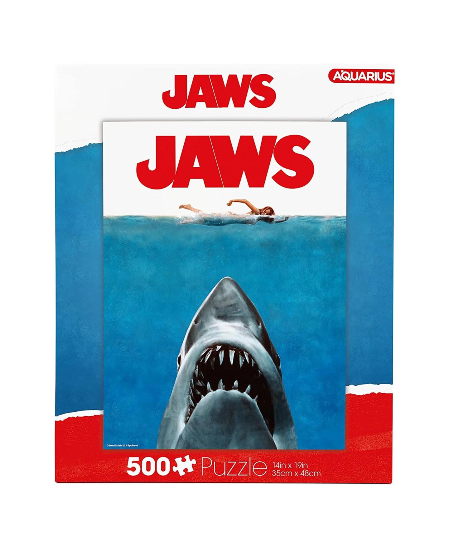 Детский пазл NMR Distribution Jaws One Sheet 500 Piece Jigsaw Puzzle, Ages 14+ — фото 1