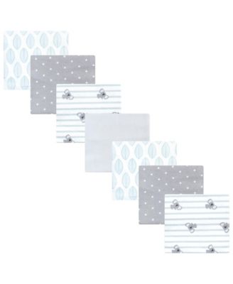 Cotton Flannel Receiving Blankets 7-Pack Bundle, Koala Stripe , One Size